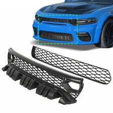 For 2015-23 Dodge Charger RT SCAT PACK SRT Style Front Upper + Lower Grille Kit picture