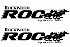 Rockwood Roo By FW Camper RV Trailer Vinyl Decals 2PC OEM New Oracle 6” X 33” picture