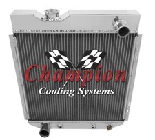 4 Row Discount Champion Radiator for 1964 - 1966 Ford Mustang V8 Swap #MC251 picture