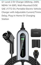 SHOCKFLO Level 2 EV Charger 40 A 240 V NEMA 14-50P Wall EVSE SAE J1772 NEW picture