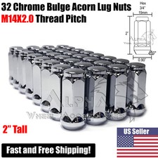 32 Chrome Bulge Acorn Lug Nuts 2