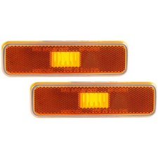 Front Side Marker Set For 1972-83 Dodge Charger 1984-89 D100 1981-93 Ramcharger picture