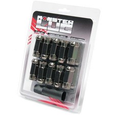 Wheel Mate 33006T Monster Open End Lug Nuts Titanium M14x1.5 48mm Set of 20 picture