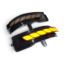 For Dodge Ram 1500 DT 2019-2022 Smoked Dragon Scale Sequential Mirror Lights picture