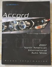 2007 Honda Accord Coupe Concept Info Media Press Kit CD-ROM NAIAS Auto Show picture