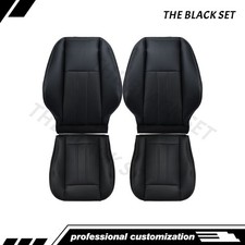 11-16 For Chrysler Town&Country Driver Passenger Bottom Top Seat Cover 4pcs picture
