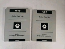 1999 Dodge Ram Van Body and Chassis Diagnostic Procedures OEM, Original Factory picture