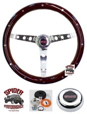 1980-1987 Suburban Jimmy GMC pickup wood steering wheel 15