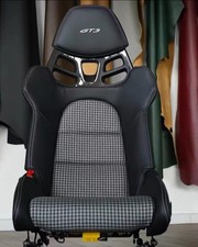 Porsche 911 918 992 718 Bezüge Bucket Black+Grey Seats GT3 Schalensitze 1 Side picture