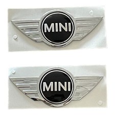 2007-2013 MINI Cooper S Front and Rear Badge Set 51142754973 R56 R57 Genuine OEM picture