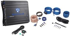 Rockville RVA600.1 1200w Peak 4Ohm Stable Mono Amplifier + Amp Kit picture