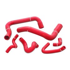 Mishimoto Silicone Radiator Hose Kit Fits Ford Mustang GT Cobra 1986-1993 Red picture