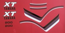 1982 Yamaha XT200 decals SET, NOS STYLE picture