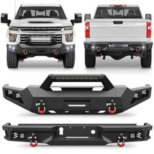 Front or Rear Bumper For 2020-2023 Chevy Silverado 2500/3500 HD Winch LED Lights picture