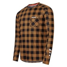 USWE Flannel Long Sleeve Lightweight Off-Road Jersey Bronze - Large picture