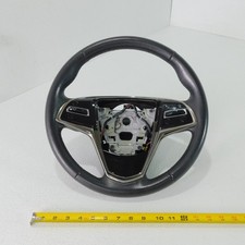 1pc 13-19 Cadillac ATS Jet Black Leather Steering Wheel & Controls 84304473 OEM picture