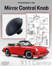 Genuine Porsche 911 Mirror Control Switch Knob 9116130820001C picture