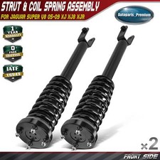 2x Front Complete Strut & Coil Spring Assy for Jaguar Super V8 05-09 XJ XJ8 XJR picture