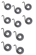 (10) Universal Spiral Torsion Springs for Buyers 3011876 Dump Truck Tarp System picture