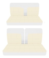 Fits 1954 to 1964 Pontiac Star Chief 2 Door Front and Rear bench seat covers picture