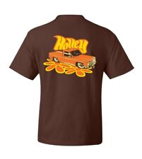 NEW Holley Performance Square Body Chevy C-10 Brown T-Shirt Large Race picture