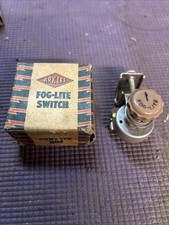 Vintage NOS Fog Lite Switch Ark Les Light-Up 6V Twist On Under Dash New Old Stk picture