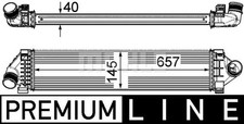Mahle Premium Line Charge air cooler OEM Quality [CI394000P] US picture