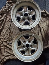 TWO USED 1980's  OLDSMOBILE,SSII OR SSIII 15X7 INCH RALLY RIMS  picture