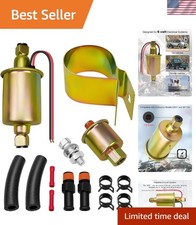 6V Electric Fuel Pump Kit Fit for Carbureted Models E8011 SP1124 5-8 PSI picture