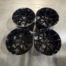 Used 20x9/20x10.5 Vors TR88 5x114.3 35/38 73.1 Gloss Black Wheels set-4 picture