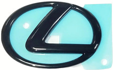 FITS LEXUS IS500 PEARL BLACK EMBLEM W ALIGN PINS REAR TRUNK 2022 2023 picture