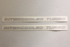 New 1989-1991 Shelby Dodge Daytona Intercooled Turbo Hood Decal Pair IROC picture