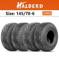 Set 4 145/70-6 ATV Tires 145x70x6 145x70-6 For Go-Kart Street Mini Bike 145/70x6 picture