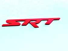 Charger Challenger Jeep Grand Cherokee Gloss Red SRT Emblem Nameplate picture