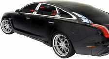 2009-2019 Jaguar XJ X351 8pc Chrome Pillar Post Trim Stainless Steel picture