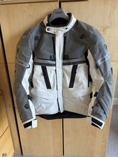 Rev’it Dominator 3 GoreTex Motorcycle Jacket Men's Large, Silver/Anthrocite picture