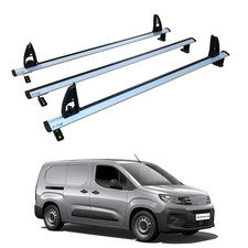 For Peugeot Partner 2018-2026 Roof Racks Cross Bars Carrier, 3 Qty picture