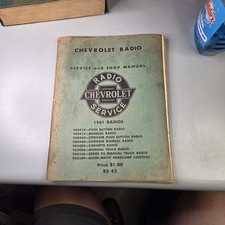 Chevrolet Shop Manual for Passenger Cars Repair Guide Original Vintage 1949-50 picture