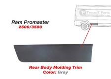 New Fits 2015-2018 Ram ProMaster Extended Right Rear Side Body Trim Molding RH picture