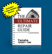 Yamaha YZ490 YZ490S YZ490 S  Service Repair Maintenance Shop Book Manual 1986 picture