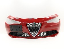 2021 Alfa Romeo Giulia Bumper Assembly w/ Park Assist Red 414 Front OEM 17-24 picture