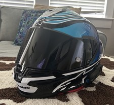 Alpinestars S-R7 Zeal Helmet Large 59-60 Packtalk Edge Pro Ready Tinted Visor picture