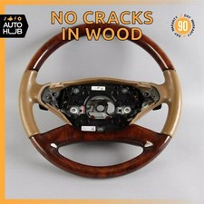 10-14 Mercedes W221 S550 S400 CL550 Steering Wheel w/ Paddle Shifters Beige OEM picture