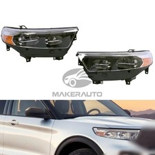 For 2020 2021 2022 2023 Ford Explorer Left +Right LED Headlight Assembly picture