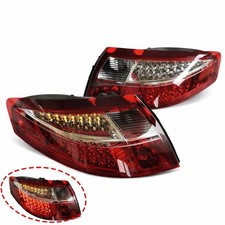 New 1999-2004 Porsche 911 996 LED Tail Lights RED Clear One Pair Fast Ship picture