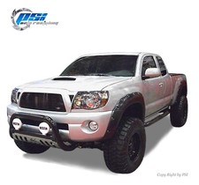 Pocket Bolt Fender Flares Fits Toyota Tacoma 2005-2011 6 ft Long Bed, Paintable picture