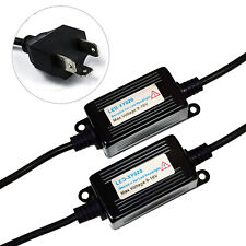 2X LED Headlight Canbus Error Free Anti Flicker Resistor Canceller Decoder H4 picture