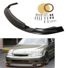 NEW JDM First Molding Fits 99-00 Civic EK ADD-ON Flugel Front Bumper Lip Chin PU picture