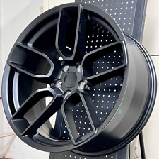 20x9.5 / 20x11 Satin Black Wheels Fit Dodge Charger Challenger 20