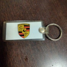PORSCHE MORE SPORTS Plastic Keychain Key Ring key fob Rare Japan used picture